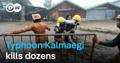 Rescue helicopter downed and dozens killed as Typhoon Kalmaegi hits Philippines | DW News