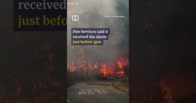 Residents trapped in burning buildings in Tai Po