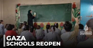 Restoring education in Gaza: Children return to makeshift classrooms