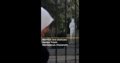Roman-era statues stolen from Damascus museum | #ajshorts