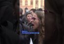 Serbians march in anniversary rally for deadly train station collapse | DW News