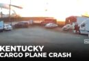 Seven dead in Kentucky cargo plane crash: Louisville airport shuts as emergency crews respond
