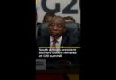 South Africa’s president delivers G20 summit closing remarks | AJ#shorts