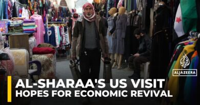 Syrians hope Sharaa’s US visit brings sanctions relief, economic recovery