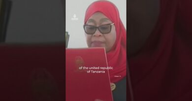 Tanzania swears in President Samia Suluhu Hassan after deadly protests | AJ #shorts