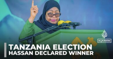 Tanzanian President Hassan declared winner of disputed vote with 98 percent