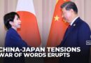 Tensions escalate as Japan’s new PM sparks war of words with China over Taiwan remarks