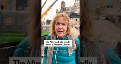 The Aftermath of a Deadly Strike in Western Ukraine