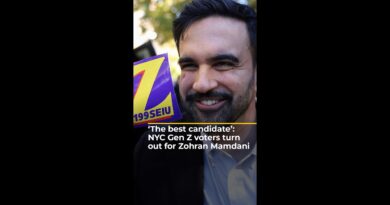 ‘The best candidate’: NYC Gen Z voters turn out for Zohran Mamdani | #ajshorts