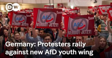 Thousands protest in Germany against AfD youth wing’s founding meeting | DW News