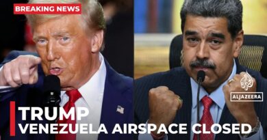Trump says Venezuela airspace to be shut ‘in its entirety’ as tensions rise