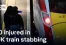Two men arrested after mass stabbing attack on London-bound train | DW News