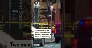 Two National Guard Members Shot Near White House