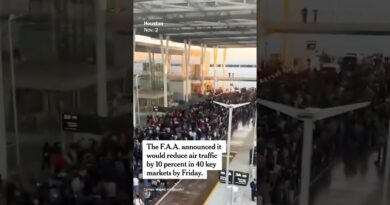 U.S. to Cut Air Traffic at 40 Airports Over Government Shutdown