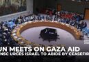 UNSC urges Israel to open more Gaza crossings and abide by ceasefire terms