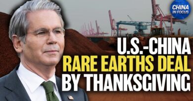 US–China Rare Earths Deal to Be Finalized by Thanksgiving