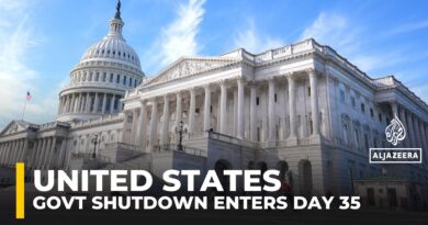 US government shutdown enters 35th day, equalling the longest in American history