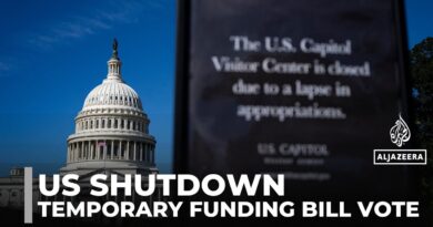 US government shutdown: Senate to vote on temporary funding bill