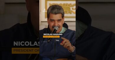 Venezuela’s Maduro uses remixed speech to call for ‘peace, not war’ | AJ #shorts