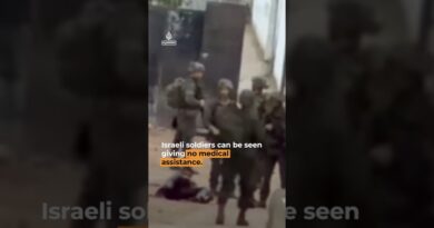 Video shows Palestinian child after shooting by Israeli forces | AJ #shorts