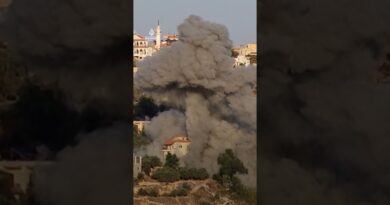 Videos show the moment Israel bombed villages in southern Lebanon | AJ #shorts
