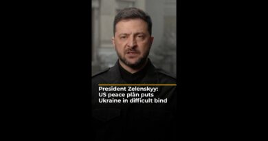 Zelenskyy says US peace plan puts Ukraine in difficult bind | AJ #shorts