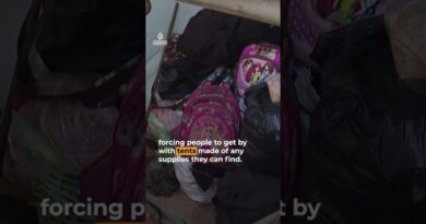 29-day-old baby boy dies of hypothermia as temperatures drop in Gaza | AJ #shorts