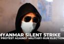 Activists in Myanmar stage ‘silent strike’ against against Military-Run Elections
