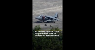Al Jazeera reports from reopened US base as Venezuela tensions rise | AJ #shorts