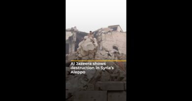 Al Jazeera shows destruction in Syria’s old city of Aleppo | AJ#shorts