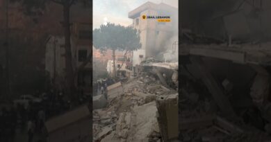 Another devastating Israeli strike on Lebanon captured on video | AJ #shorts