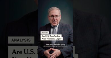 Are U.S. Boat Strikes Near Venezuela Legal?
