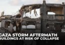At least 500 buildings in Gaza at risk of collapsing because of Storm Byron
