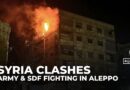 At least two killed in Aleppo clashes between Syrian army, Kurdish-led SDF