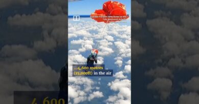 Australian skydiver survives stunt accident