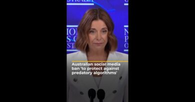 Australian social media ban aims to ‘save teens from predatory algorithms’ | AJ#shorts