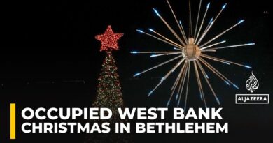 Bethlehem lights up Christmas tree amid hopes for economic recovery