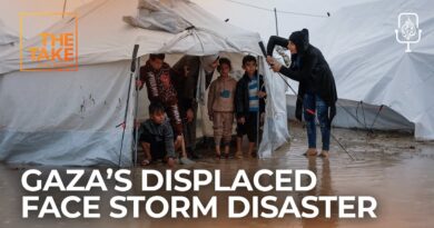 Brief: Winter storm compounds misery of Gaza’s displaced | The Take