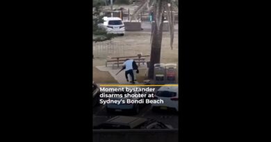 Bystander disarms Bondi Beach gunman during mass shooting in Sydney | AJ#shorts