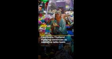 Cambodia-Thailand fighting continues as ceasefire talks loom | AJ #shorts