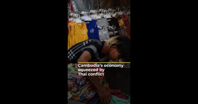 Cambodia’s economy squeezed by Thai conflict | #ajshorts
