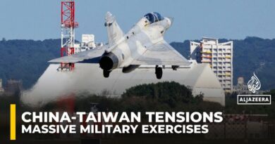 China deploys army, naval, and air force units around Taiwan for military exercises