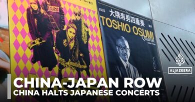 China halts Japanese concerts as diplomatic row over Taiwan escalates
