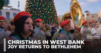 Christmas joy returns to Bethlehem amid Israeli raids across West Bank