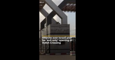 Dispute over Israeli plan for one-way opening of Gaza’s Rafah Crossing | AJ#shorts
