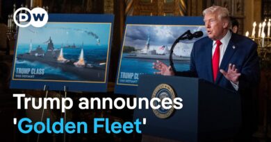 Donald Trump unveils new naval initiative to build “Trump class” battleships | DW News
