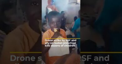 Drone strike on Sudan preschool by RSF and ally kills dozens of children | AJ #shorts