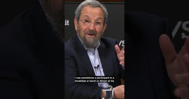 Ehud Barak on His Relationship with Jeffrey Epstein