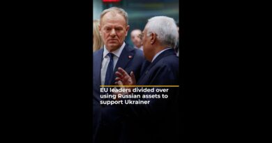 EU debates use of frozen Russian assets to support Ukraine | AJ #shorts