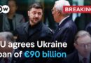 EU leaders agree on €90 billion loan to Ukraine | DW News